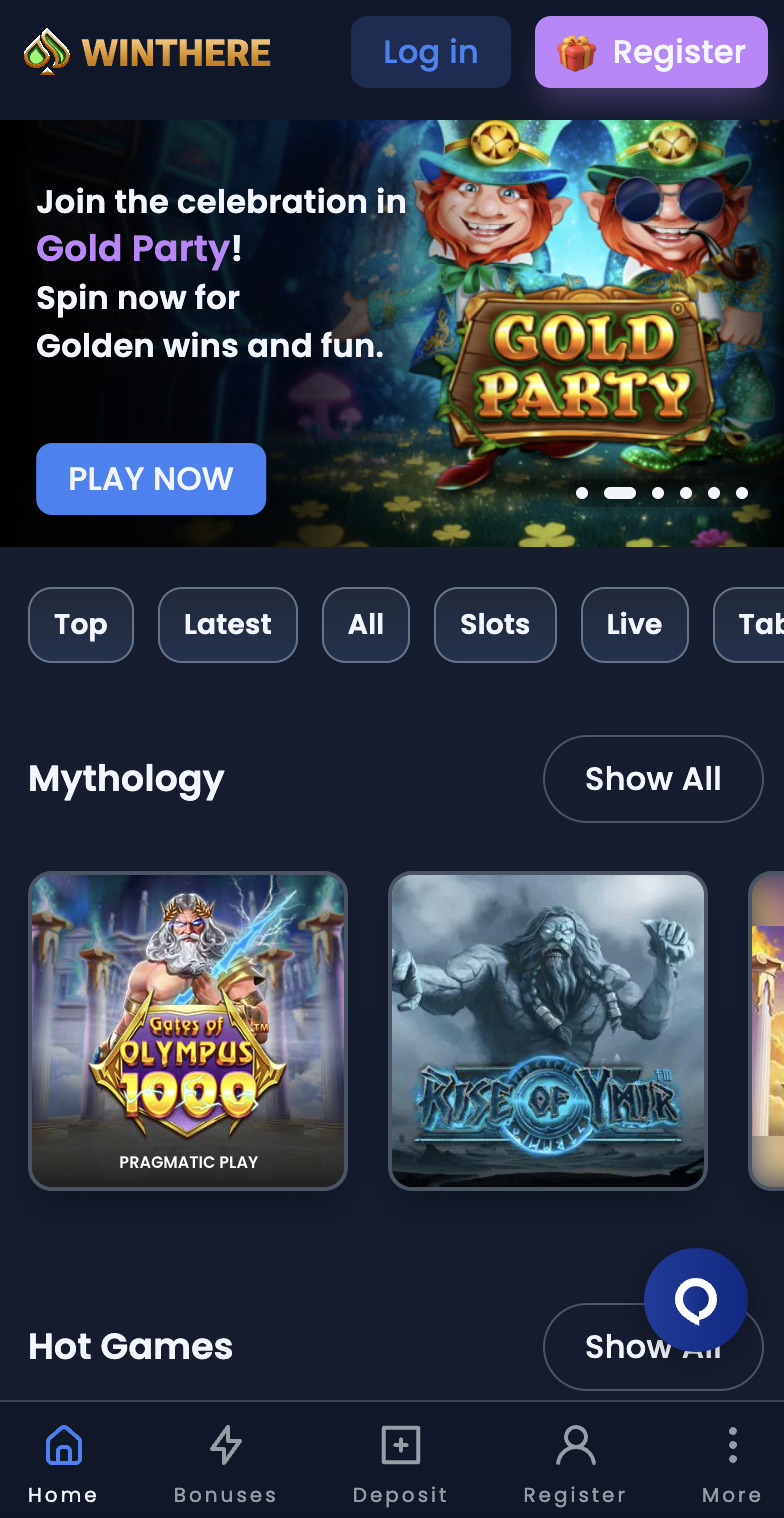 Casino Winthere Mobile